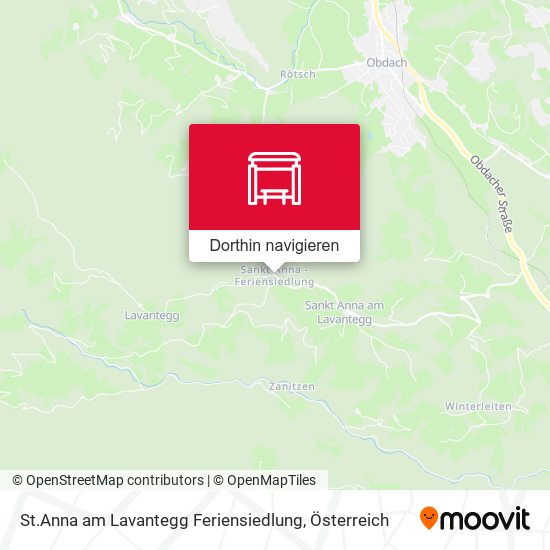 St.Anna am Lavantegg Feriensiedlung Karte