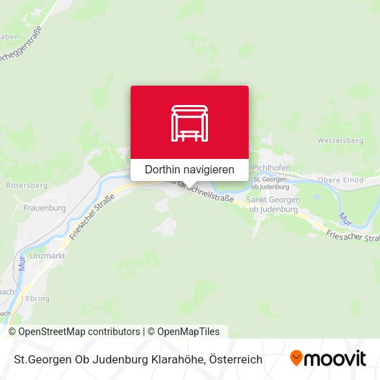 St.Georgen Ob Judenburg Klarahöhe Karte