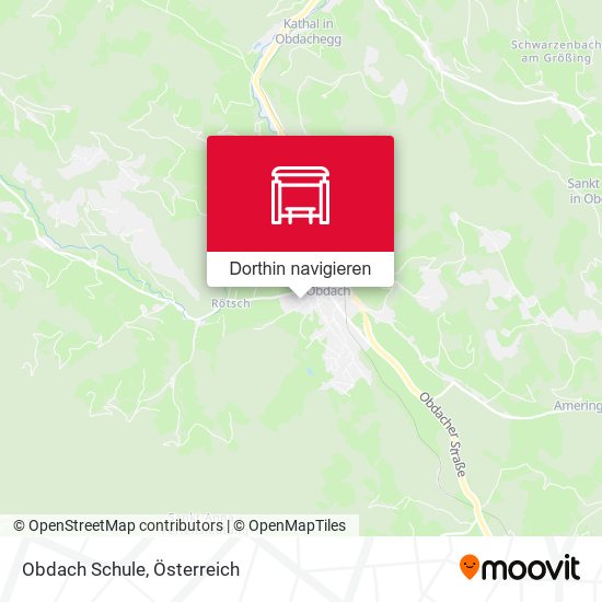 Obdach Schule Karte