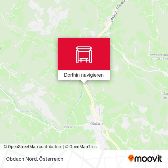 Obdach Nord Karte