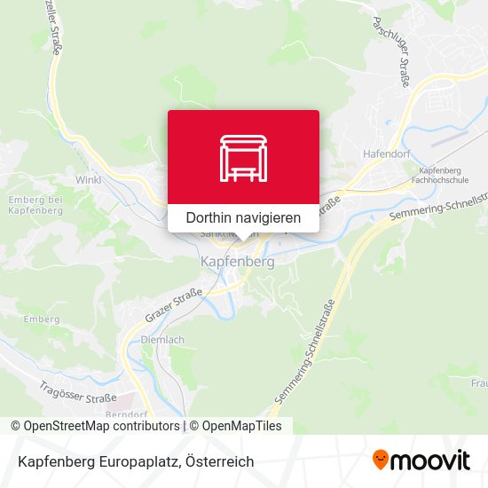 Kapfenberg Europaplatz Karte