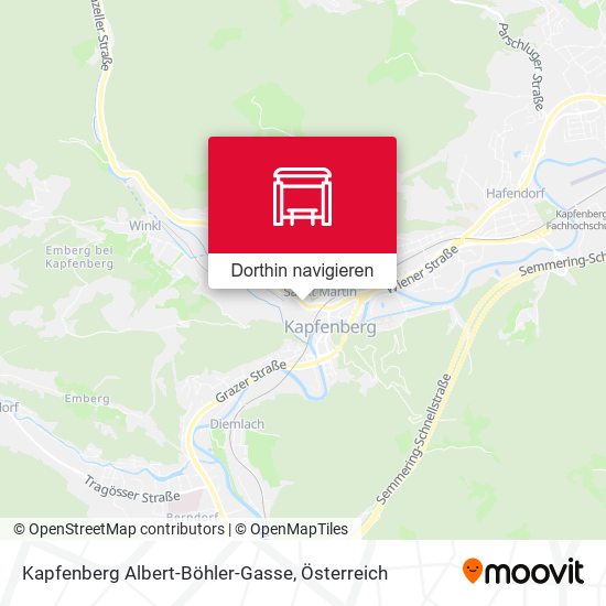 Kapfenberg Albert-Böhler-Gasse Karte