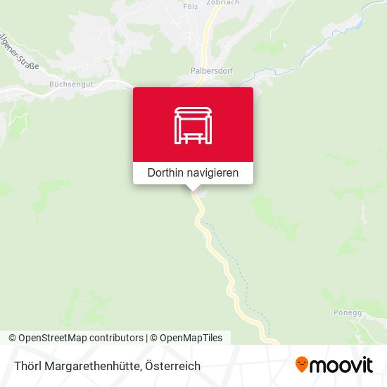 Thörl Margarethenhütte Karte