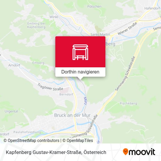 Kapfenberg Gustav-Kramer-Straße Karte