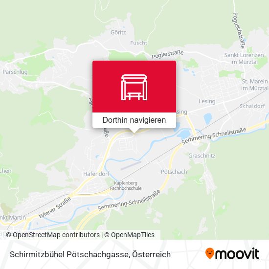 Schirmitzbühel Pötschachgasse Karte