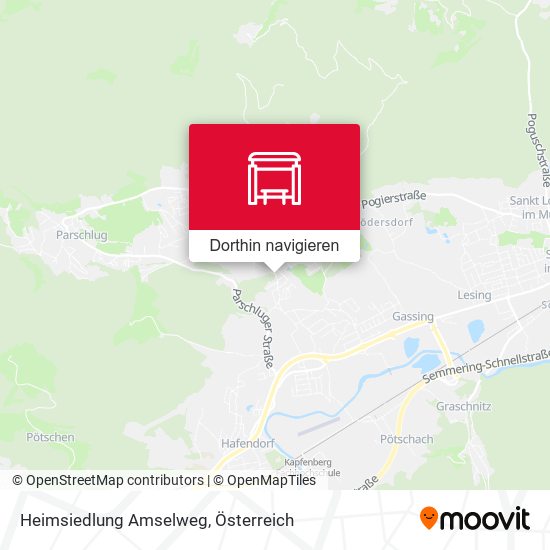 Heimsiedlung Amselweg Karte