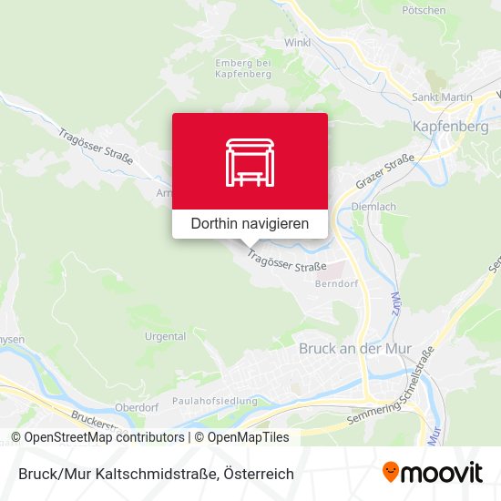Bruck/Mur Kaltschmidstraße Karte