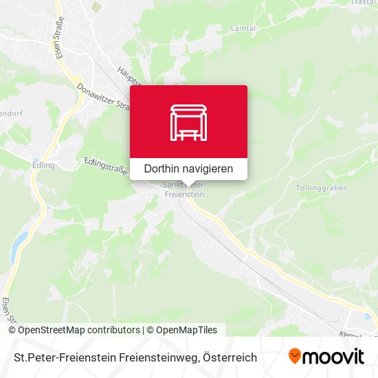St.Peter-Freienstein Freiensteinweg Karte