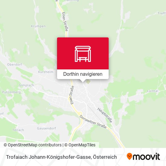 Trofaiach Johann-Königshofer-Gasse Karte