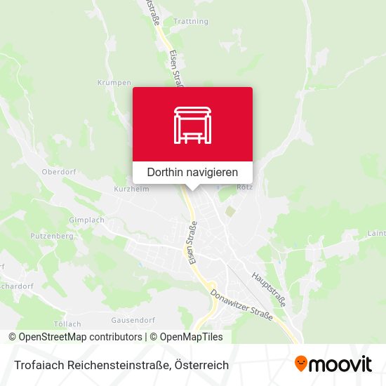 Trofaiach Reichensteinstraße Karte