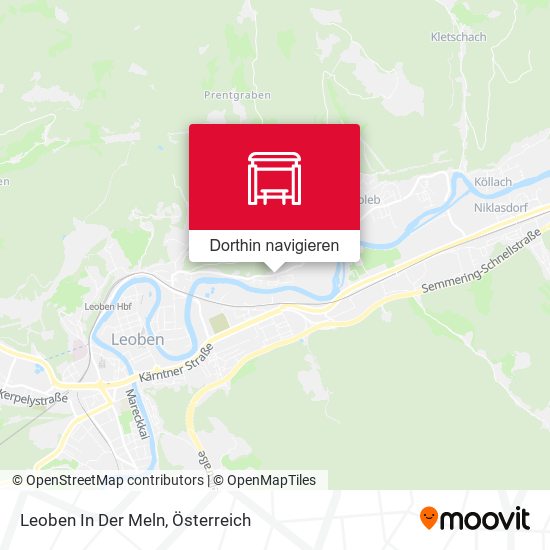 Leoben In Der Meln Karte