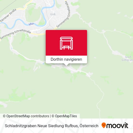 Schladnitzgraben Neue Siedlung Rufbus Karte