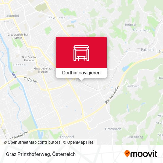 Graz Prinzhoferweg Karte