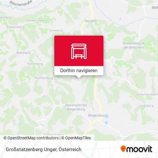 Großstatzenberg Unger Karte