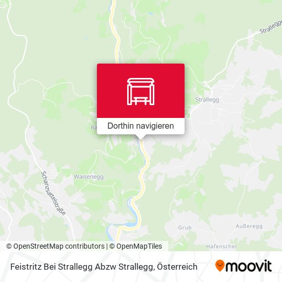 Feistritz Bei Strallegg Abzw Strallegg Karte
