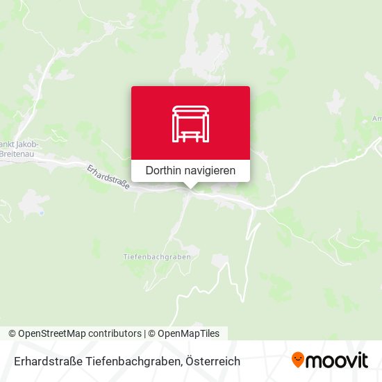 Erhardstraße Tiefenbachgraben Karte