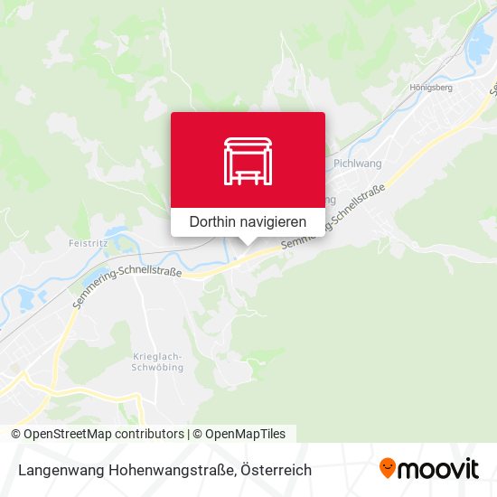 Langenwang Hohenwangstraße Karte