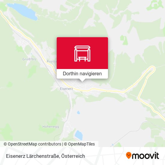 Eisenerz Lärchenstraße Karte