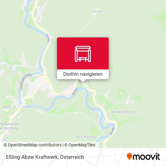Eßling Abzw Kraftwerk Karte