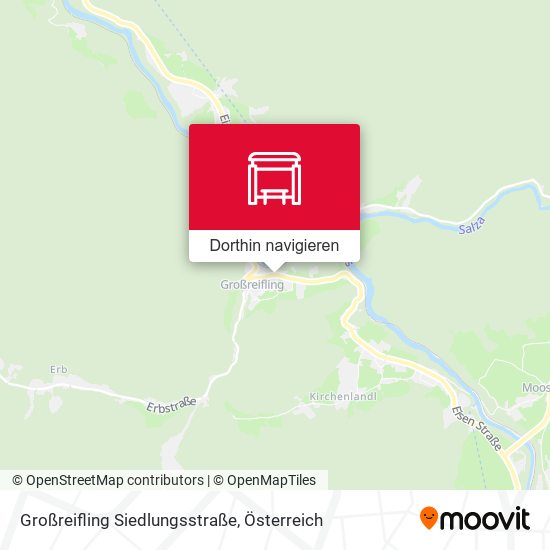 Großreifling Siedlungsstraße Karte