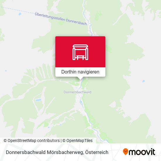 Donnersbachwald Mörsbacherweg Karte