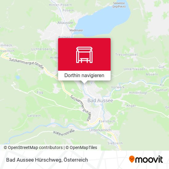 Bad Aussee Hürschweg Karte