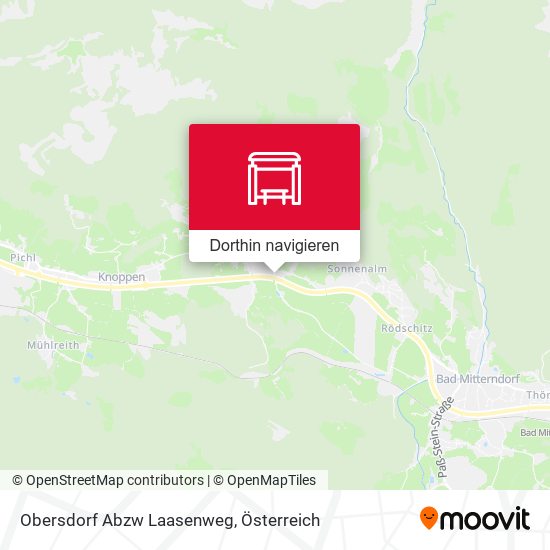 Obersdorf Abzw Laasenweg Karte