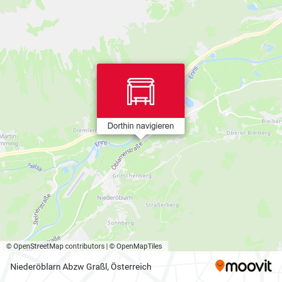 Niederöblarn Abzw Graßl Karte