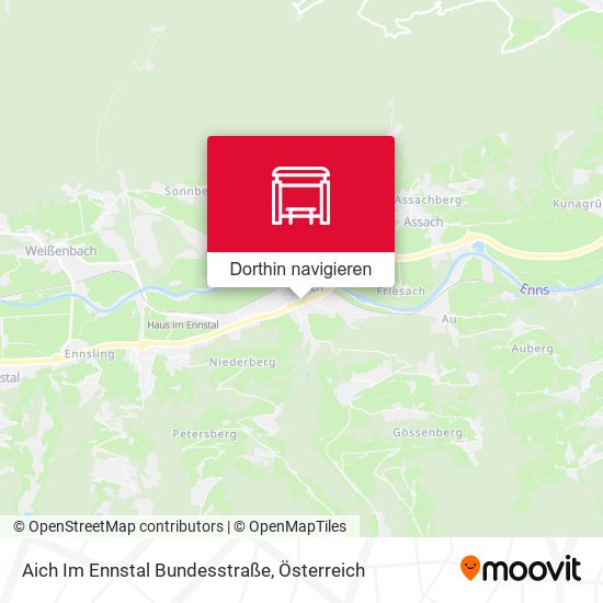 Aich Im Ennstal Bundesstraße Karte
