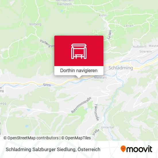 Schladming Salzburger Siedlung Karte