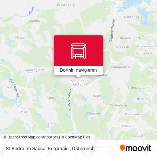 St.Andrä Im Sausal Bergmaier Karte