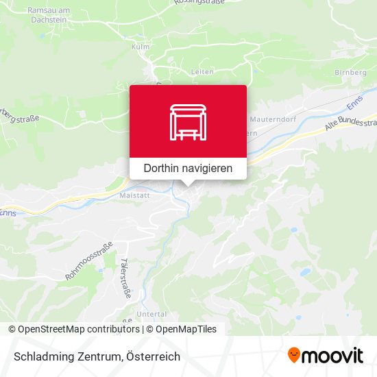 Schladming Zentrum Karte