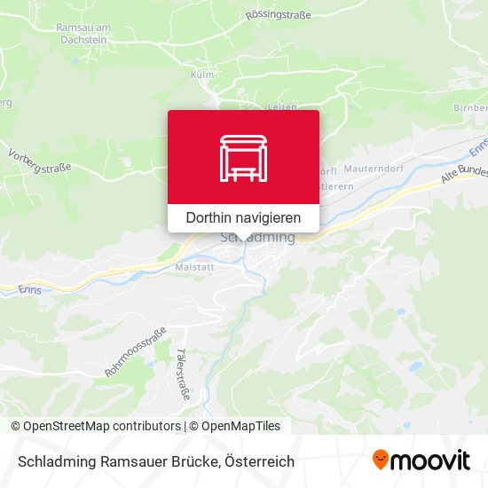 Schladming Ramsauer Brücke Karte