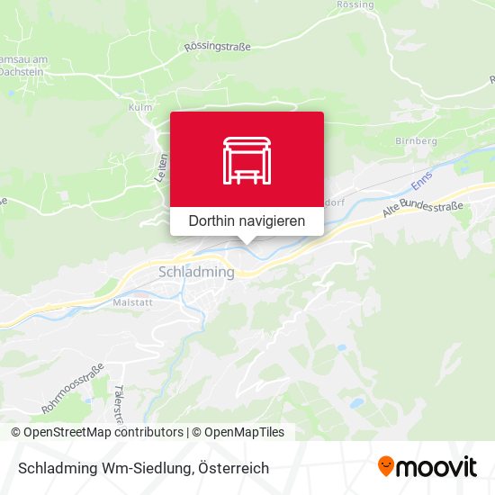 Schladming Wm-Siedlung Karte