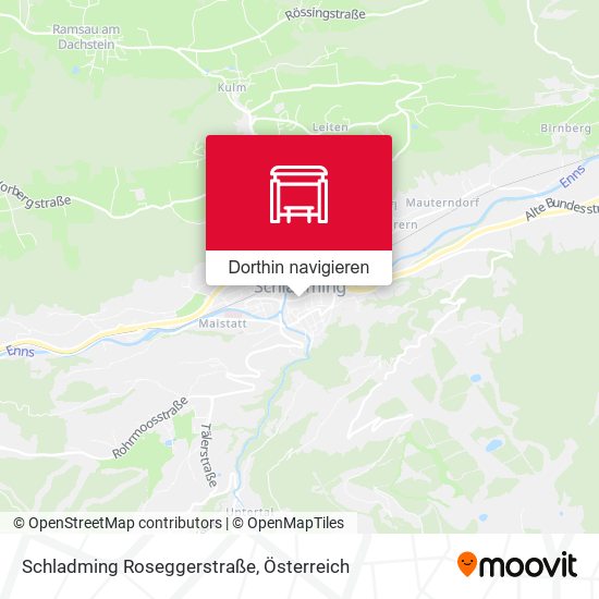 Schladming Roseggerstraße Karte