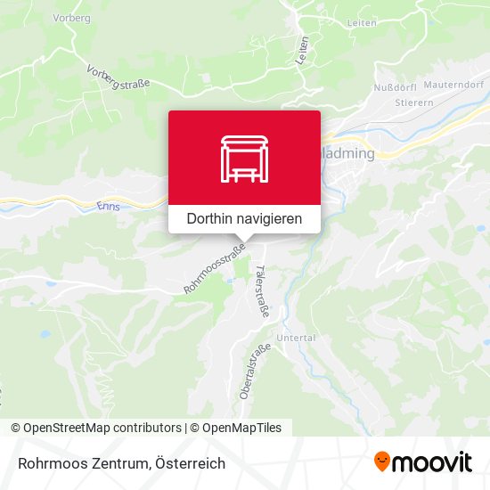 Rohrmoos Zentrum Karte