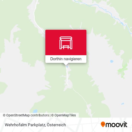 Wehrhofalm Parkplatz Karte