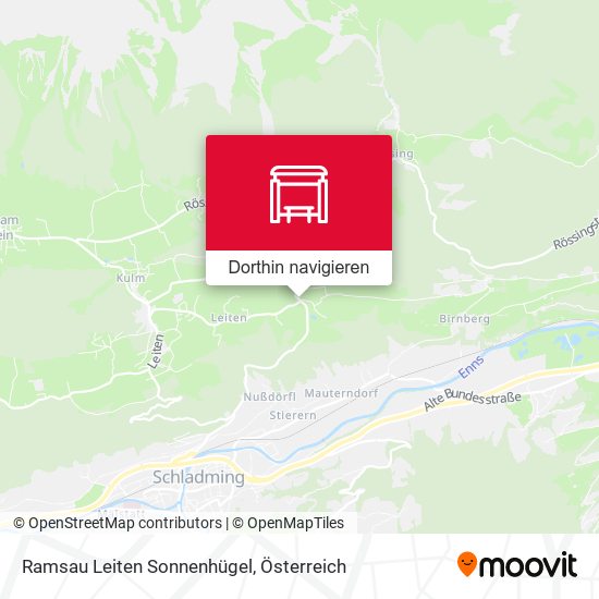 Ramsau Leiten Sonnenhügel Karte