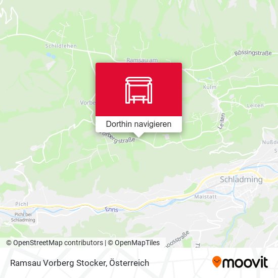 Ramsau Vorberg Stocker Karte