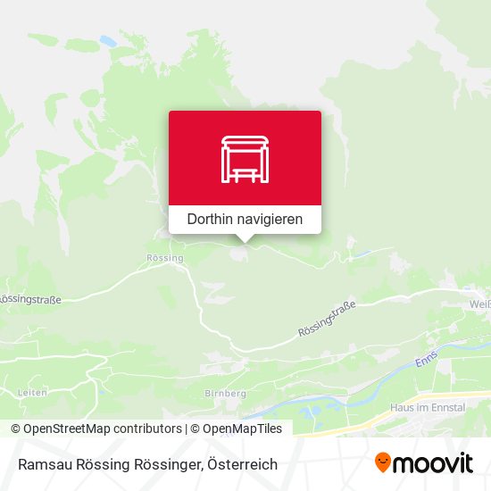 Ramsau Rössing Rössinger Karte