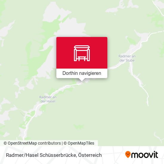 Radmer/Hasel Schüsserbrücke Karte