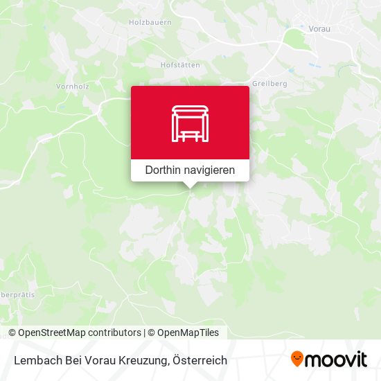 Lembach Bei Vorau Kreuzung Karte