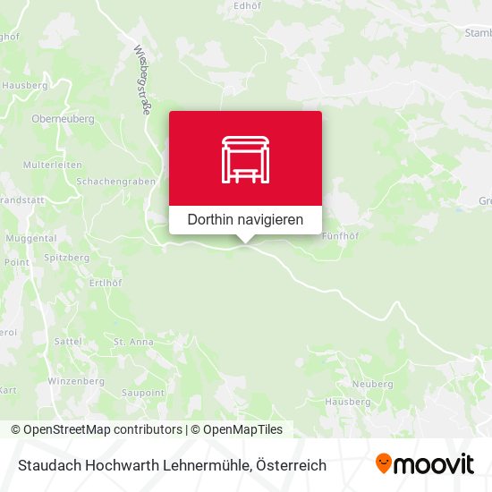 Staudach Hochwarth Lehnermühle Karte