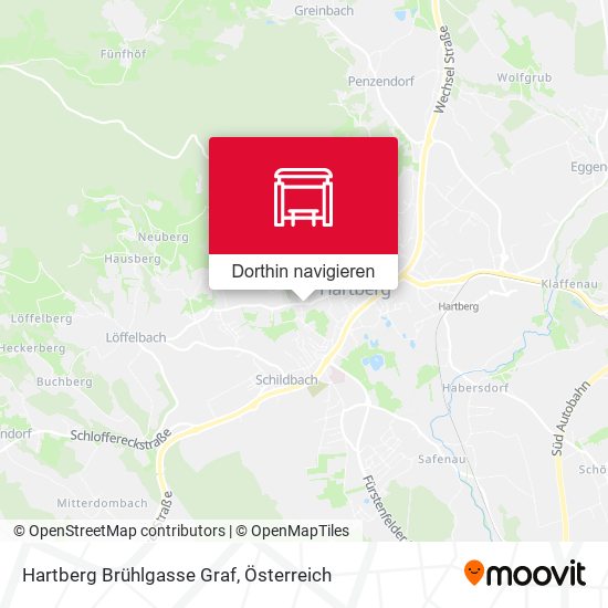 Hartberg Brühlgasse Graf Karte