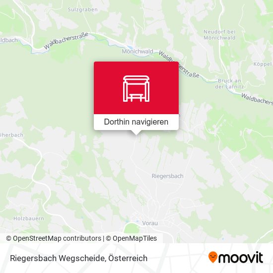 Riegersbach Wegscheide Karte