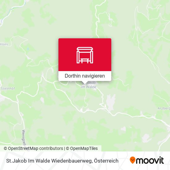 St.Jakob Im Walde Wiedenbauerweg Karte
