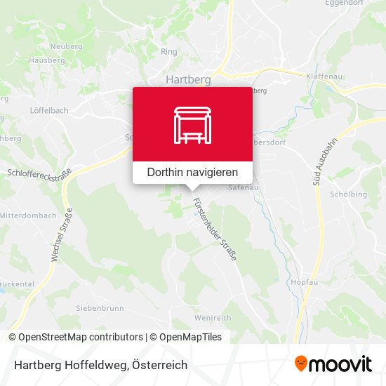 Hartberg Hoffeldweg Karte