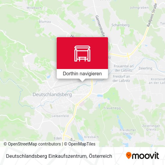 Deutschlandsberg Einkaufszentrum Karte