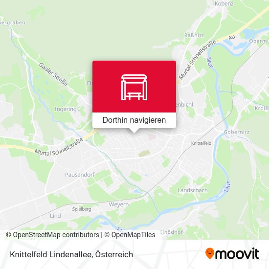 Knittelfeld Lindenallee Karte