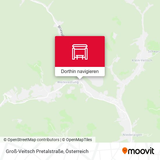 Groß-Veitsch Pretalstraße Karte